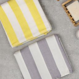 ZAHYA Pack of 2 100% Pure Bamboo Bath Towel Set-image-35