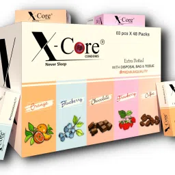 dotted condoms 144 pcs flavored condom with 144 pcs. DISPOSAL POUCHES & 144 pcs. TISSUE PAPERS Condom-image-29