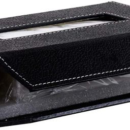 auto addict Car Tissue Box Paper Tissue Holder Black with 200 Sheets(100 Pulls) For Maruti Suzuki New Wagonr(2019-Present) Vehicle Tissue Dispenser image 2
