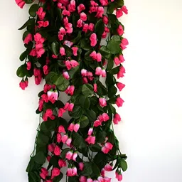 WELL ART GALLERY Pink & Green Orchid Artificial Flower-43