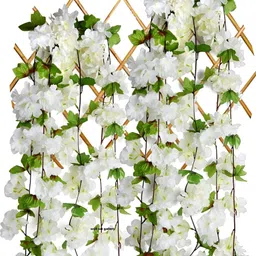 WELL ART GALLERY White 2 Pieces Cherry Blossom Artificial Flower-image-11