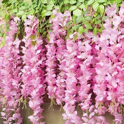 WELL ART GALLERY Pink Hanging Blossom Artificial Flower-image-9