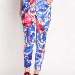 CHKOKKO Women Graphic Printed Track Pant-image-9