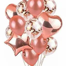 Solid Foil Balloons for All Kind of Balloon Party Decorations (Rose Gold) Balloon-24