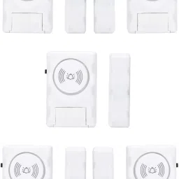 Wireless Door Window Security Burglar 105 Decibel Alarm with Magnetic Sensor Door Entry Burglar Alarm Window Open Alert Alarm Siren, Door Window Sensor Anti Theft System for Home Office Pack-5 Door & Window Door Window Alarm-30