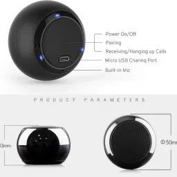 Clairbell M32_M3 plus Mini Bluetooth Speaker Featuring Radio, USB, SD Card Slot, and AUX 10 W Bluetooth Laptop/Desktop Speaker image 5