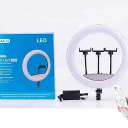 NMII Professional 18"LED Ring Light with 3 Color Mode for Photo,Video & Makeup studio Ring Flash-21