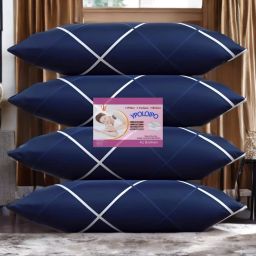 LUXURY Cotton Solid Sleeping Pillow Pack of 4-image-34