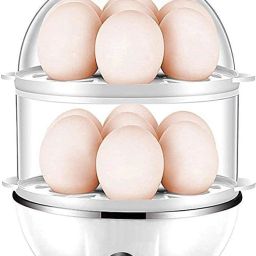 New Electric Egg Cooker Boiler, Rapid Egg-Maker & Poacher, Food & Vegetable Steamer, Quickly Makes 12 Eggs, Hard or Soft Boiled, Poaching Electric Egg Cooker Boiler, Rapid Egg-Maker & Poacher, Food & Vegetable Steamer Egg Cooker-18