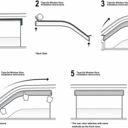 jeet enterprises Front, Rear Wind Deflector image 4