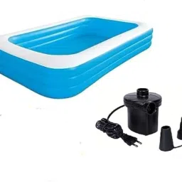 Rectangular Swimming Tub for Kids and Adults for House Outdoor Garden, 8.7 Feet Inflatable Swimming Pool-picture-13