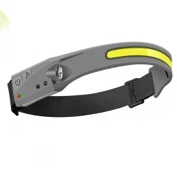 Rechargeable LED Headlamp with Motion Sensor|Waterproof flashlight LED Headlamp LED Headlamp-image-1