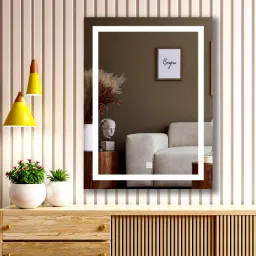 18X24 inch Rectengale Wall Mounting Mirror with Light Bathroom Mirror-picture-16