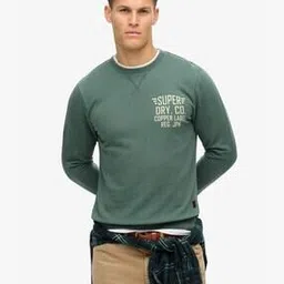 superdry Men Brand Print Relaxed Fit Athletic Sweatshirt-picture-39
