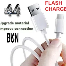 BKN USB Type C Cable 6 A 1 m CERTIFIED 44W FLASH CHARGE DATA CABLE FOR SUPER FAST SUPER FAST 100% AUTHENTIC TYPE C CABLE CERTIFIED SUPER FAST 100% ORIGNAL FAST 44W Vivo X50 Pro / Vivo Y73,Vivo Z1x,Vivo Z5,Vivo Z6,Vivo Z6 5G / X50 Pro / Vivo Y73,Vivo Z1x,Vivo Z5,Vivo Z6,Vivo Z6 5G /VIVO iQOO 3 / 7 / Z3 / Z5 /IQOO SERIES PHONES / Vivo V20,Vivo V20 ProVivo Y51 2020,Vivo iQOO Z1 / VIVO FLASH CHARGING-image-25