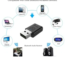 rpmsd v5.0 Car Bluetooth Device with Audio Receiver, 3.5mm Connector, Adapter Dongle image 2