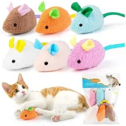 prateek Kitten Interactive Toy Chewing Biting Chasing Activity Exercise Small for Cat Microfibre Plush Toy For Cat image 2