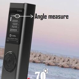XPR3SS 80 Meters(263 feet) Type-C Rechargeable Angular Measure Metal Ultra Mini Compact Laser Distance Meter Range Finder Portable Digital Measuring Device. image 3