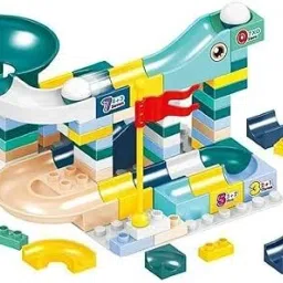 myrra 88PCS Assembly Block Marble Run Slide Track Building Blocks image 5