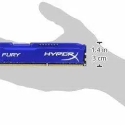 HyperX Fury DDR3 8 GB (Dual Channel) PC (1866MHz CL10 DIMM Desktop Memory (HX318C10F/8)) image 4