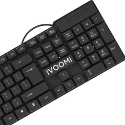 iVoomi Quest Plus Wired Keyboard + Pride Wired Mouse Combo Set image 2