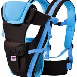 Premium 4 in 1 Baby Carrier Bag Sky Blue Baby Carrier-image-56