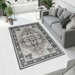 maa home concept Persian Velvet 5 X 3 Feet Machine Made Carpet-picture-27