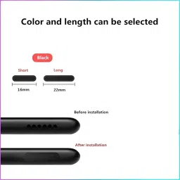 Adhvik Mobile Speaker Dust Protector for Android & iPhone, (Long 5 /Short 5 PCS) Mobile Skin image 4