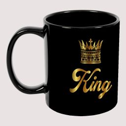 MTM King Black Patch coffee mug, best gift for anyone Ceramic Coffee Mug-image-48