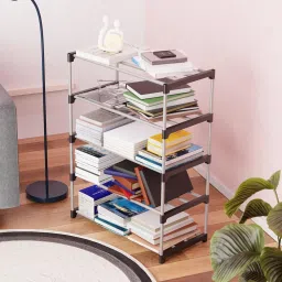srmaji store Plastic Open Book Shelf image 5