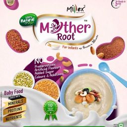 Mother Root-500g | Baby Food (6+Months)|Sprouted Multi-grain| Natural Cereal Cereal-image-5