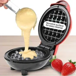 almany 3 in 1 Mini Waffle Maker Machine Waffle Maker image 2
