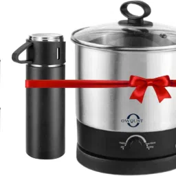 Vacuum Flask Set 3-Cups set for Hot & Cold Drink Set with Favourite Electric Kettle-picture-15