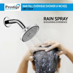 prestige 4inch PSH02 Multi-Function Overhead Shower With 9inch SS Round Arm Fixed Mount image 4