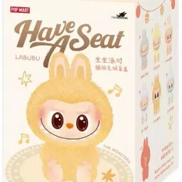 Pop Mart LABUBU Have A Seat Bunny Plush Toy – Set of 1 (Random Color)-1