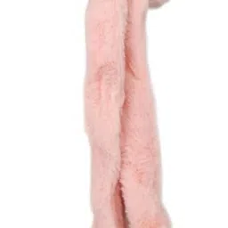 Moving Jumping Rabbit Ears Headbands for Women Girls Peach Color Ear Muff-image-11