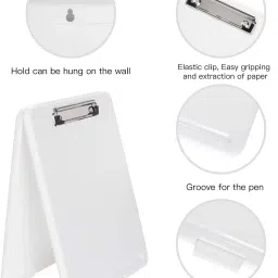 nabhu Clipboard with Storage Box Paper Holder Writing Pad A4 Document File Folder image 4