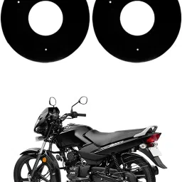 Full Acrylic Bike Wheel Cover 17 Inch For Tvs Star Sport Black Pack of 2 Pc Wheel Cover For NA NA-image-99