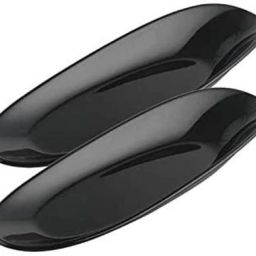 Unbreakable & Microwave safe FANCY SERVING PLATTER Pack of 2 Sizzler Tray-image-110