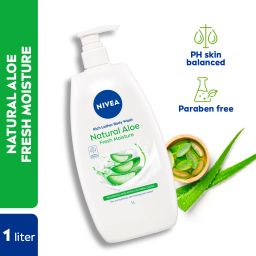 Natural Aloe Body Wash enriched | Vitamin C & E Oils for Fresh & Healthy Skin-image-32