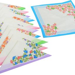 KUBER INDUSTRIES 100% Cotton Women's ["Multicolor"] Handkerchief-image-92