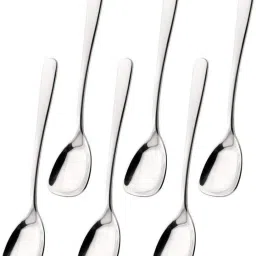 6 ICE CREAM SPPON Stainless Steel Ice-cream Spoon Set-13