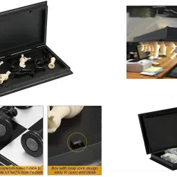 eopzo Magnetic Set with Folding Chess 25 cm Party & Fun Board Game image 3