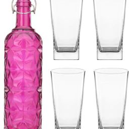 Combo Of Bottle And Glass Set -A946 Jug Bottle Glass Set-image-87