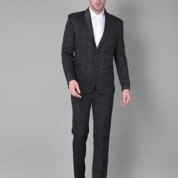 Men 2-Piece Formal Suit Printed Suit-image-122