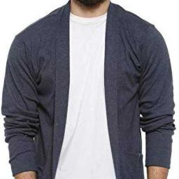 Men Full Sleeve Blue Shrug-image-80