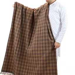 Sprha Wool Solid Men Shawl-image-31