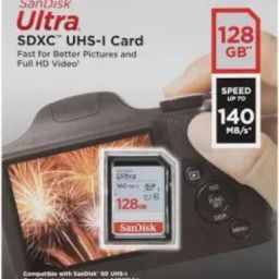 SanDisk SDSQUAB-32GB-GN6iN ultra 128 GB MicroSDHC Class 10 120 MB/sMemory Card Compatible with Camera, Gaming Console, Computer image 3