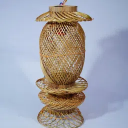 faarhan ali art Table Bamboo Lamp-006 Table Lamps Lamp Shade image 3