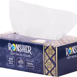 2-ply Premium Facial tissue paper| 100 pulls |Pack of 1-12